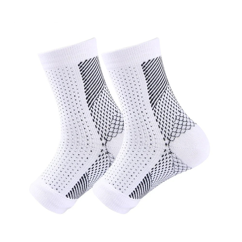 Chaussettes de compression blanches