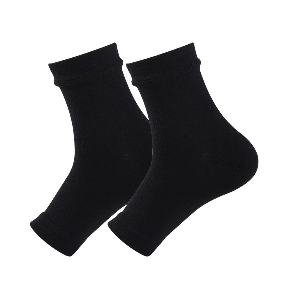 Chaussettes de compression noires, la paire