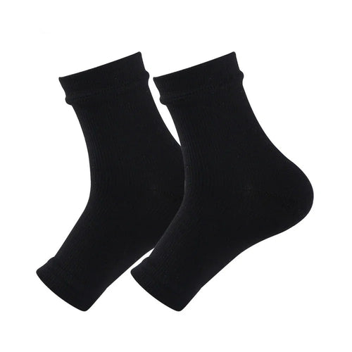 Chaussettes de compression noires, la paire